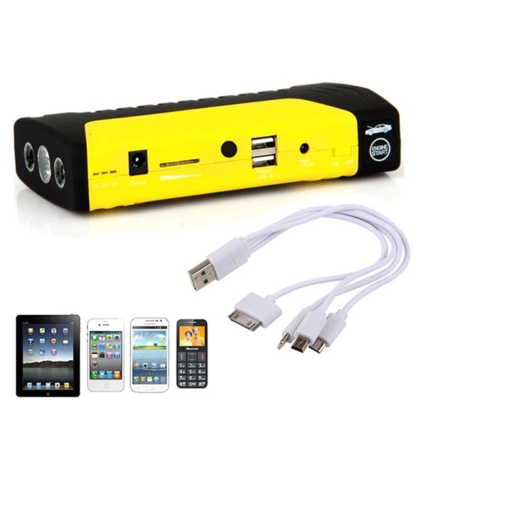 alimentazione fai-da-te multifunzione Indicatore di emergenza fai da te 300a 400a 500a 600a 50800mAh 12V