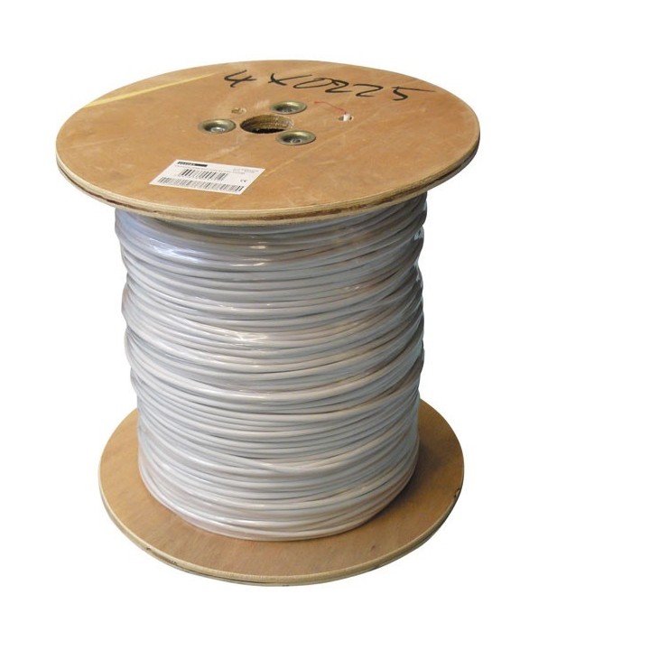 Flexibles kabel 4x0.22 weiß ø4mm 1m fur alarmanlage cae - 2