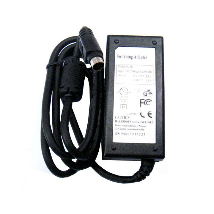 Geregelte stromversorgung 5v 1.5a 110v 220v 12v 1.8a 5 pin adapter 100v 240v fit 215 pa jr international - 2