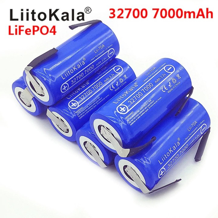 Lithium battery 3.2v 7000mah Lii-70A 32700 7a LiFePO4 35A maximum continuous discharge 55A