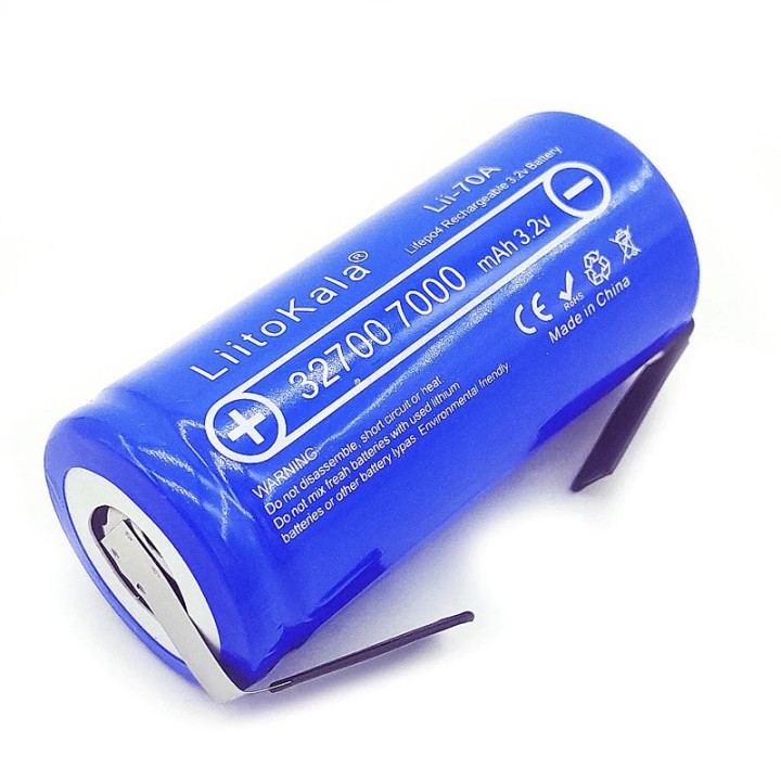 Lithium battery 3.2v 7000mah Lii-70A 32700 7a LiFePO4 35A maximum continuous discharge 55A