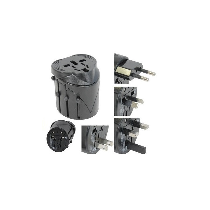 Adattatore presa elettrica viaggio 150 paesi europa america usa gran bretagna uk australia skross - 1