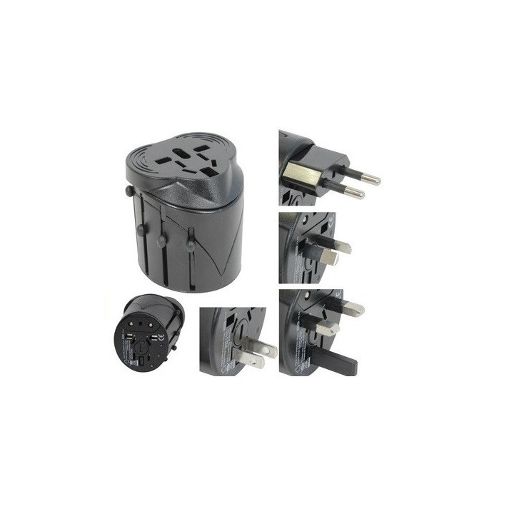 Adattatore presa elettrica viaggio 150 paesi europa america usa gran bretagna uk australia skross - 1