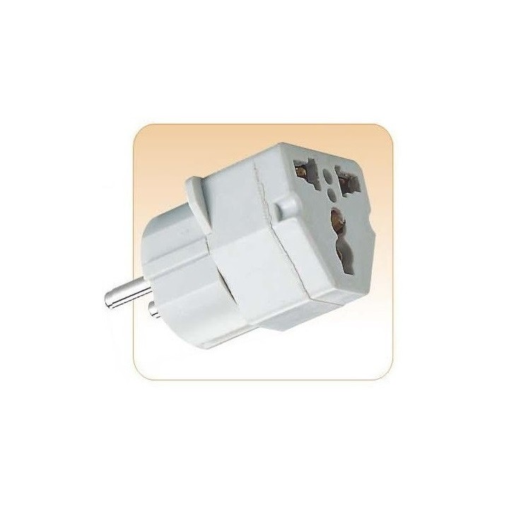 Adattatore presa europesa verso presa inglese adattatori viaggi 16a 250vca convertitore adattatore converter jr international - 