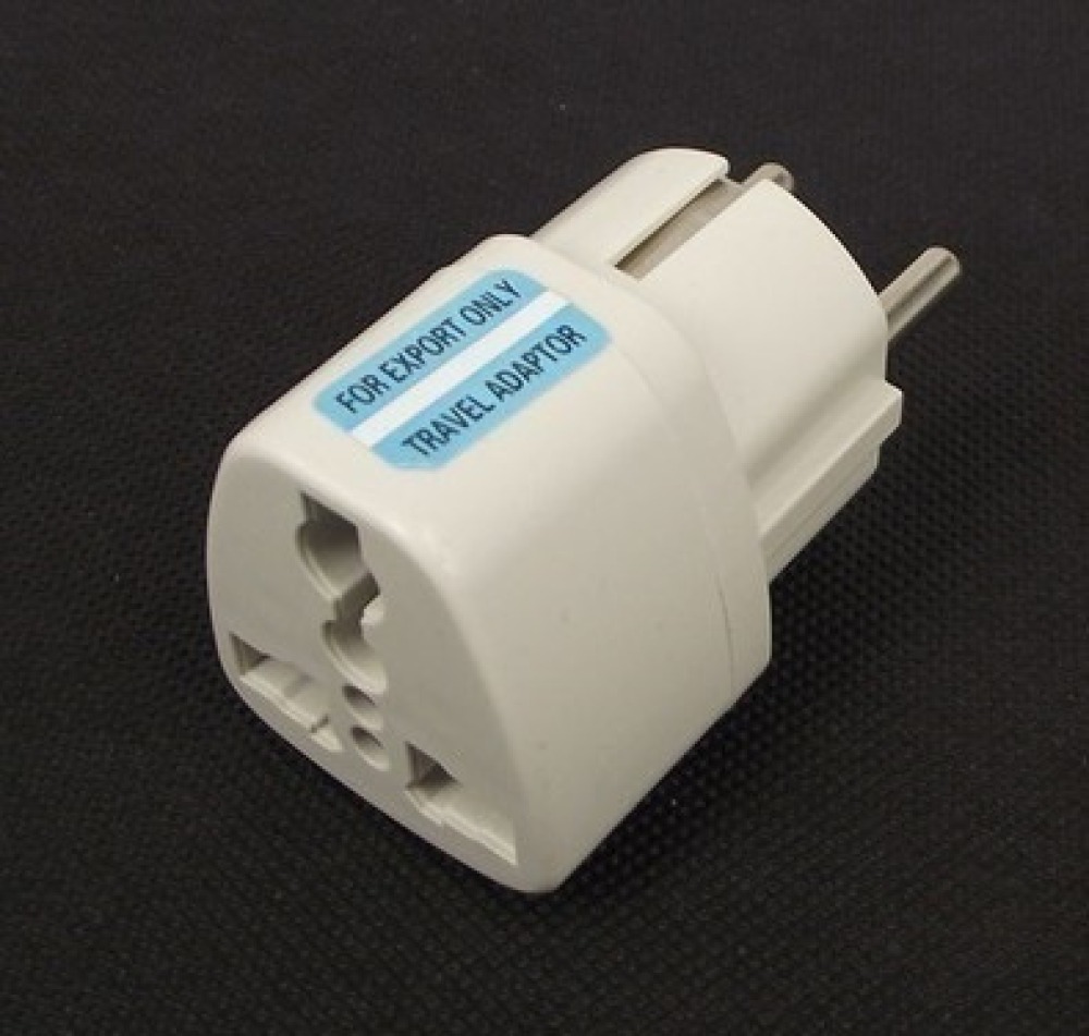 Adaptadores electricos clavija europea hacia clavija inglesa adaptadores 16a 250vca electricos convertidor jr international - 1
