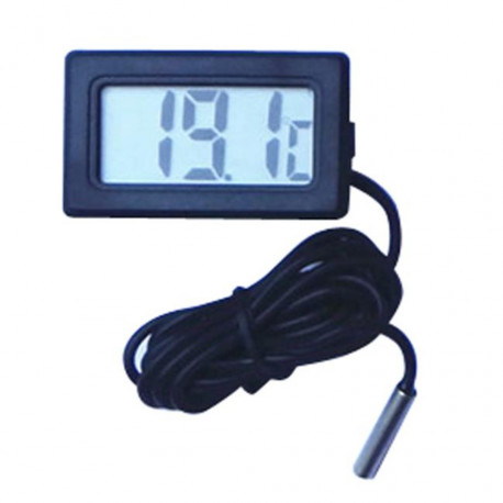 Thermomètre Numérique pour Réfrigérateur avec Alarme et Température Max  Min, Facile à Lire Thermomètre Numérique pour Réfrigérateur-Congélateur pour  Extérieur Intérieur 