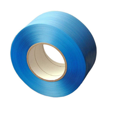 Banda plastica colore blu 4000m 9mmx0.55 per macchina imballaggio mediante cerchiatura jr international - 1