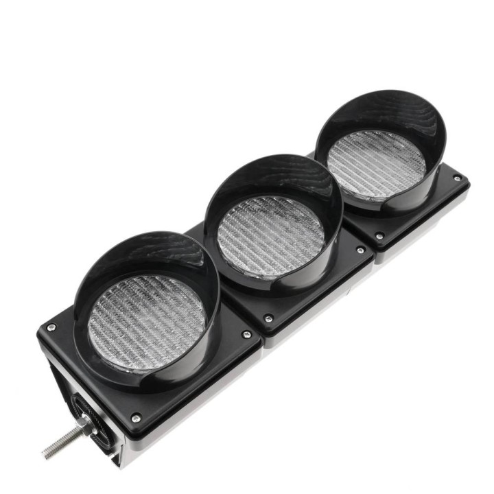 Feu de circulation extérieur IP65 3 x 100mm 12v 24v LED vert orange rouge SM012 semaphore lumineux