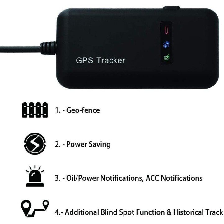 Satellite Gps Locator Gt02A Electric Car Tracker Motorcycle Positioning Tracking