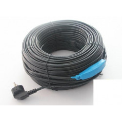 Cordon chauffant antigel 12m cable electrique shpt-12m canalisation tuyau  eau thermostat antigel