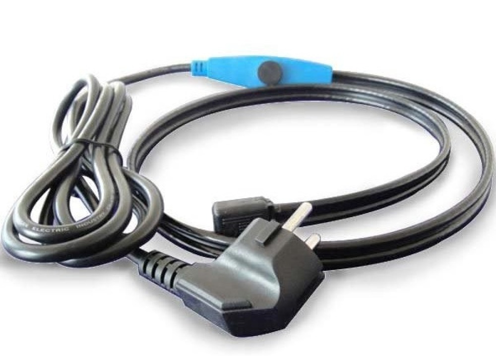Anticongelante cable eléctrico cable de 4m shpt-4m tubo de calefacción con termostato manguera de agua jr international - 1