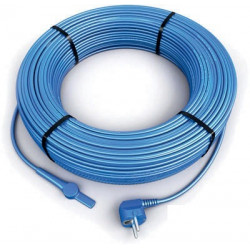36m antifreeze electric heating cable cord aquacable-36 pipe frost protection with water hose thermostat jr  international - 7