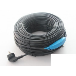 Anticongelante cable eléctrico cable de 36m shpt-36m tubo de calefacción con termostato manguera de agua jr international - 4
