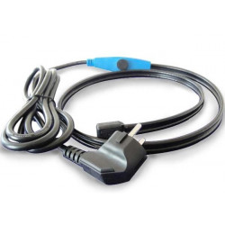 Antifreeze electric heating cable cord 4m shpt-4m pipe frost protection with water hose thermostat jr international - 8