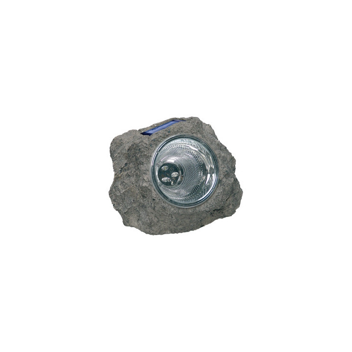 Led solar rock light plastic jr international - 1