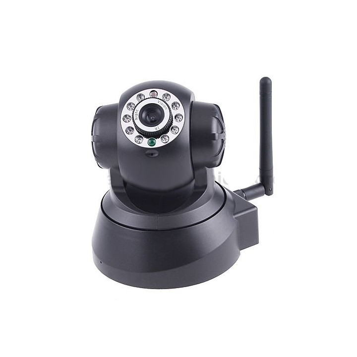 Wireless ip color camera network with pan tilt night vision 2 way audio jr international - 2