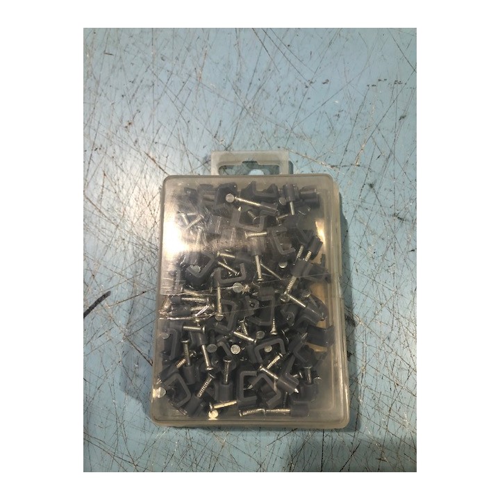 Jinete diámetro 10 gris (saquito 100 pcs) agregado cableado fijación cablea cable accesorios fijación velleman - 1