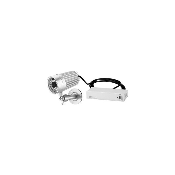 Wasserdichte 1 3'' ir s w ccd kamera mit nachtsicht velleman - 1
