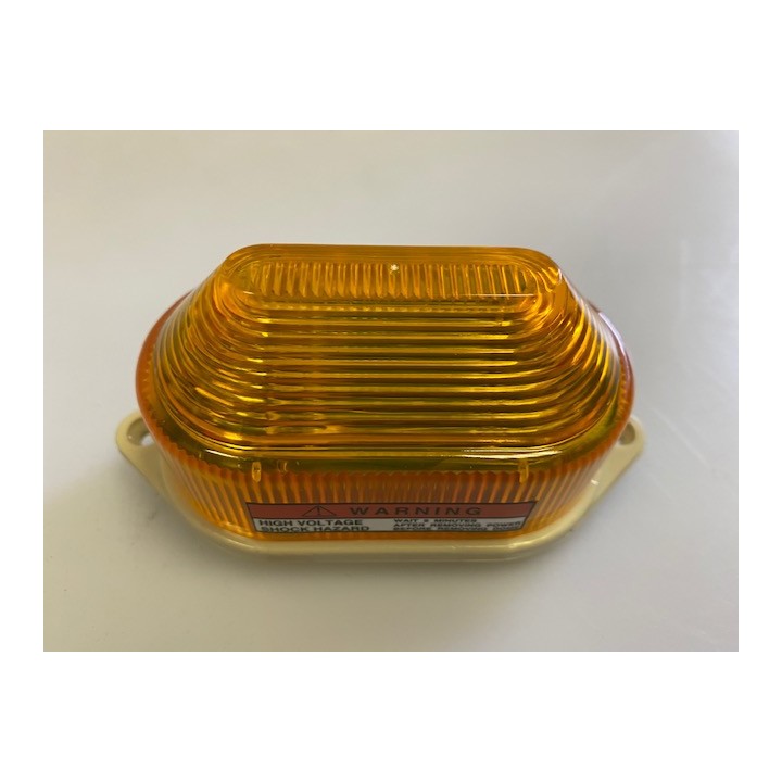 Alarma de flash xenón 12v ámbar ámbar dispositivo luminoso luz de advertencia de señal estroboscópica jr  international - 1