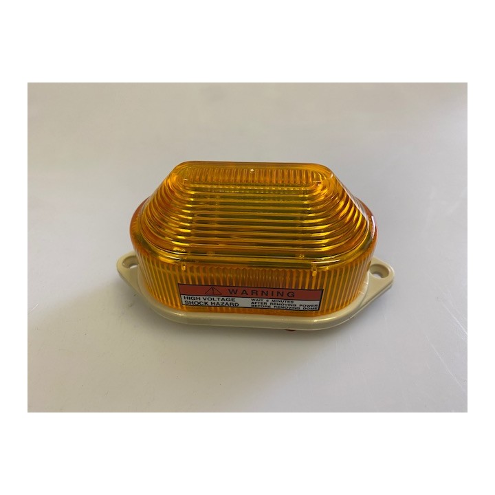 Alarma de flash xenón 12v ámbar ámbar dispositivo luminoso luz de advertencia de señal estroboscópica jr  international - 2