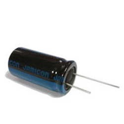 Radial chemical capacitor 100v 22mf not 5mm ref: cdr1j100v22mf5 jr international - 1