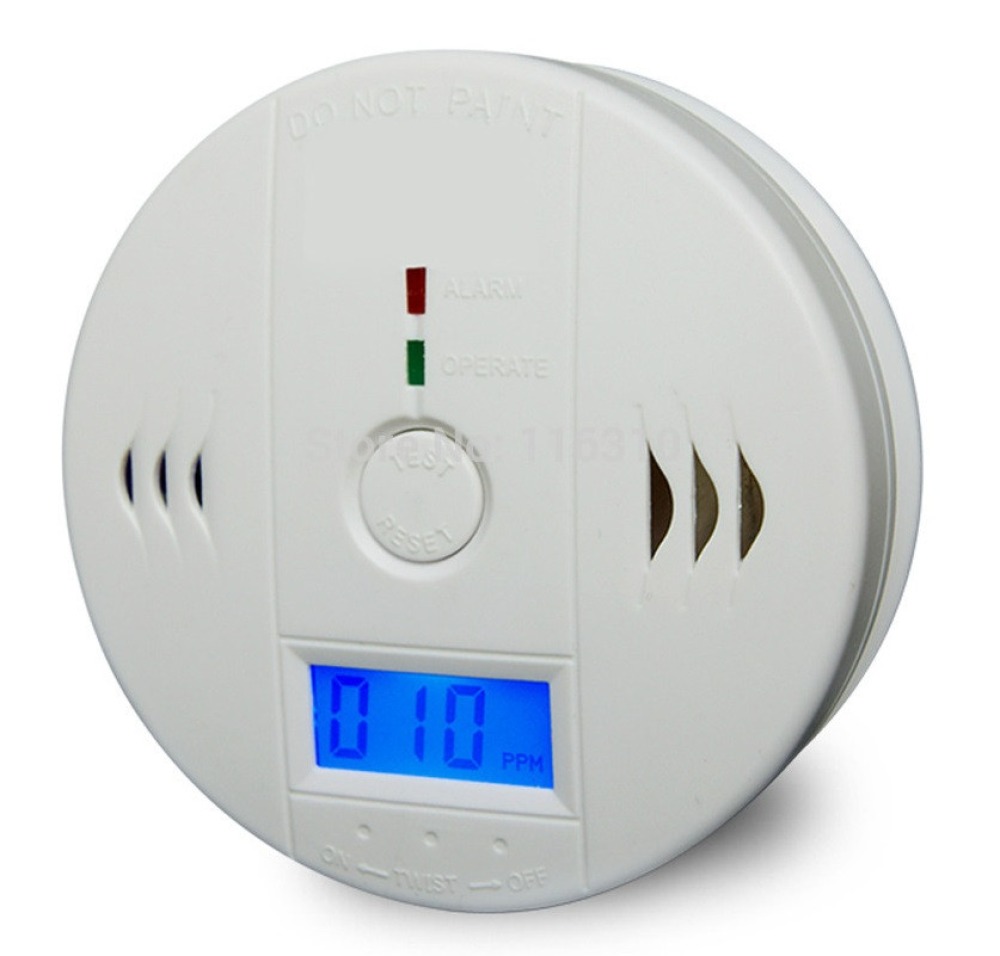 Detector de monóxido de carbono co 9v en50291 tipo b timbre de alarma de detección de gas inodoro autónoma jr international - 1