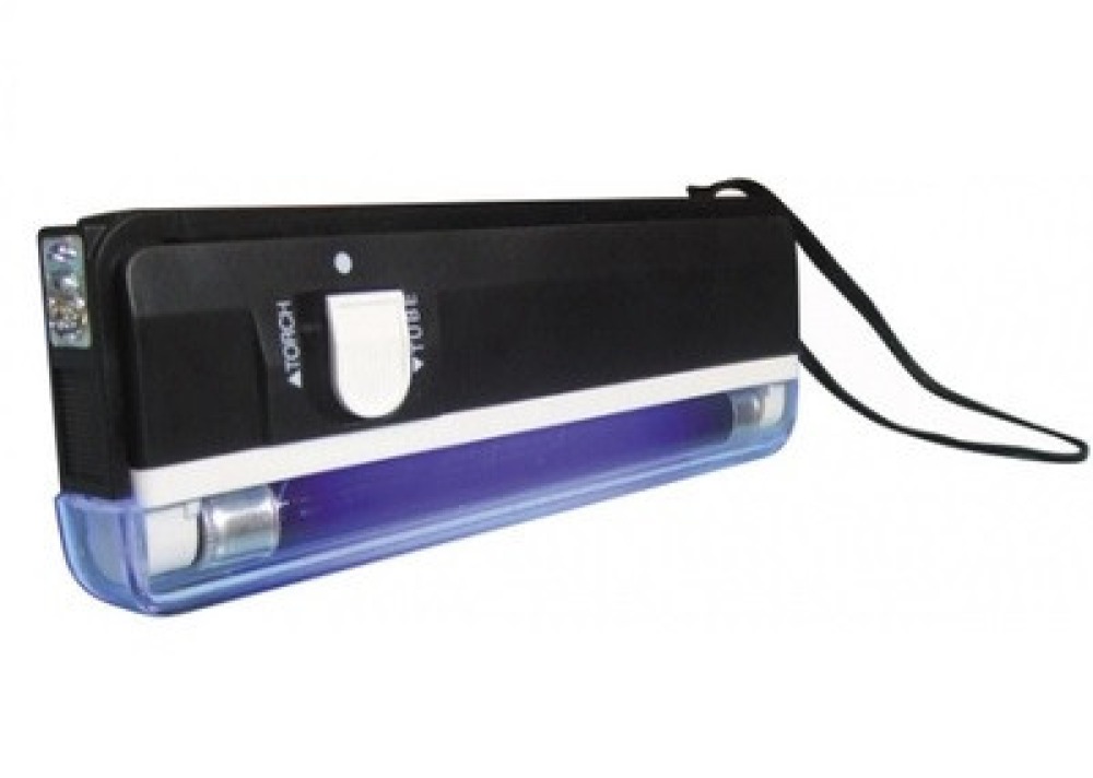 6 Inch Portable Handheld Blacklight - UV Stamp Detection of Fluorescent Marks / Certificates, Repairs and Money Detector with Fl