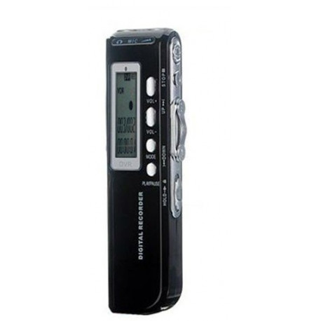 Grabadora de voz Minidigital/ Reproductor MP3 Leestar Audio Recargable 8 GB Dispositivo de Grabación de voz Grabadora de voz con Forma de Llavero y Carcasa de Metal 