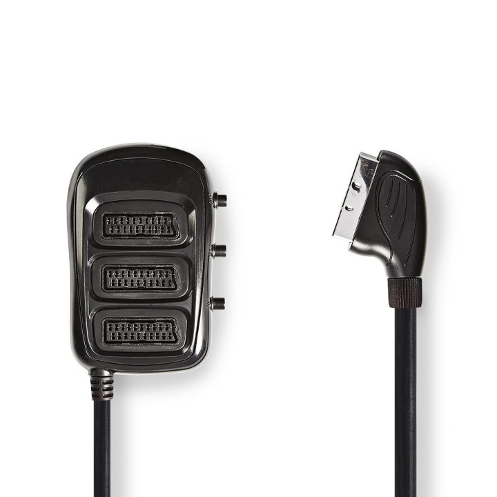SCART conmutación inferior Scart adaptador adaptador Scart macho de 3 0.50m femenina konig - 2