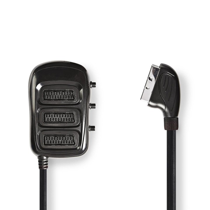 SCART-Kommutierung unterlegen Scart Scart adaptador adaptador Macho 3 0.50m femenina konig - 2