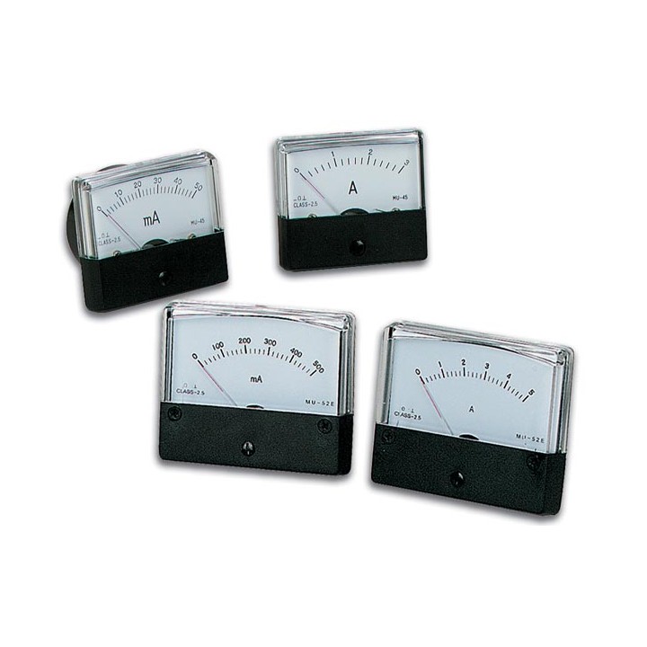 Analog amperemeter diagramm 50ma dc / 60 x 47mm aim6050 velleman - 1