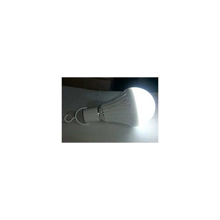 15W E27 LED Intelligent Emergency Bulbs Human Body Induction Rechargeable Lamps with Hook eclats antivols - 1