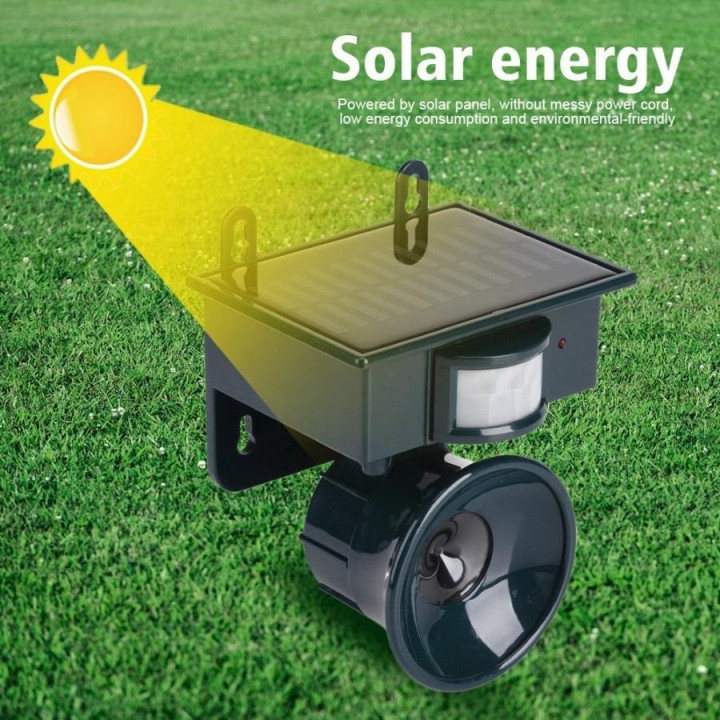 Ultrasonic PIR Outdoor Solar NY-2002 Animal Bird Dog Fox Repeller Repellent Scarer