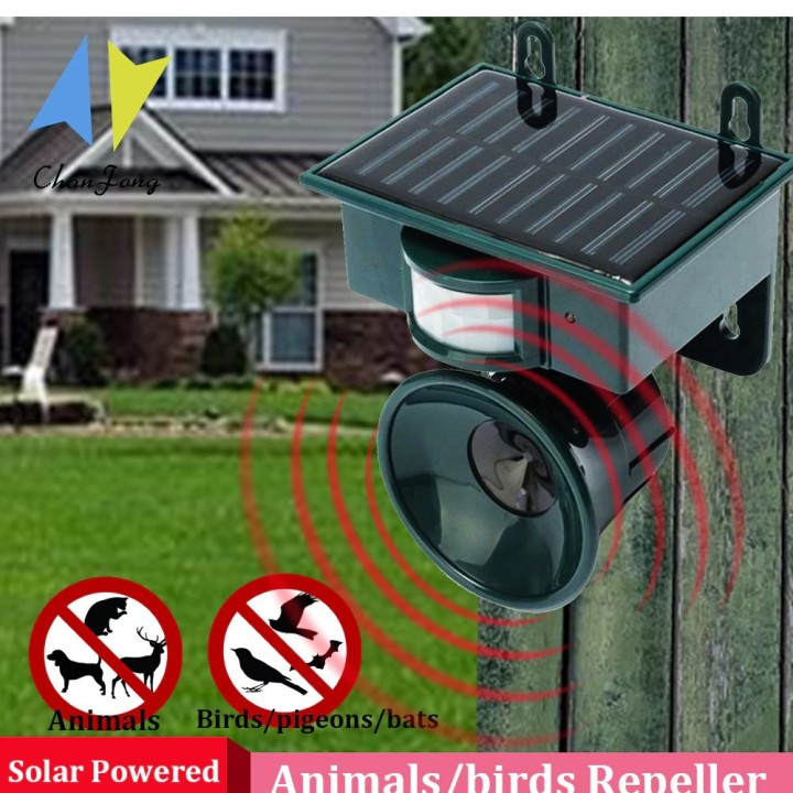 Ultrasonic PIR Outdoor Solar NY-2002 Animal Bird Dog Fox Repeller Repellent Scarer