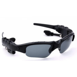Bluetooth Sonnenbrille V1.2 Headset schwarz für Smartphone Tablet PC eclats antivols - 5