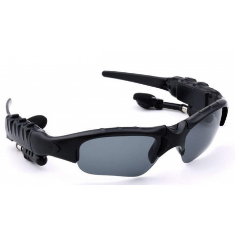 Bluetooth Sunglasses V1.2 Auricolare vivavoce nero per Smart Phone Tablet PC eclats antivols - 5