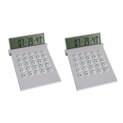 Calcolatrice mondo orologio calcolatrice calendario datario cal9 giorno mese anno allarme velleman - 2