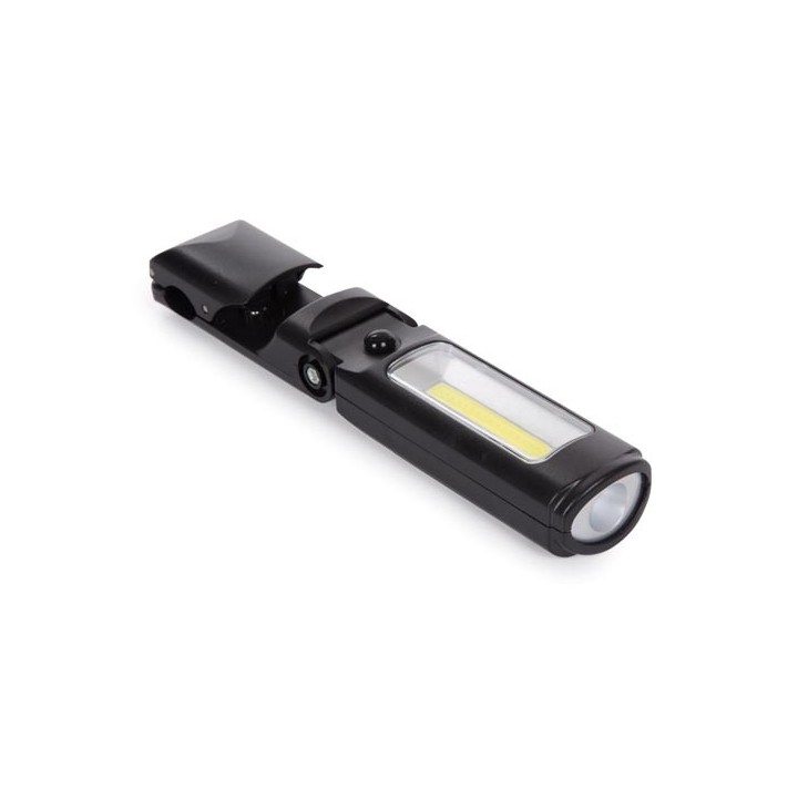 Lampe torche Baladeuse magnétique avec Clip de Fixation ewl4 lumiere 1W COB eclairage 100 lumen aimant