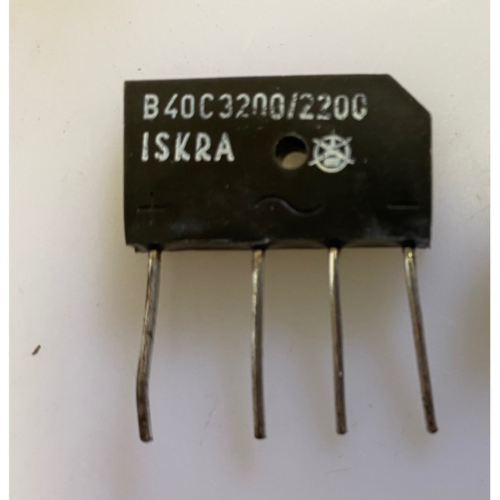 Pont de diode B40C3200 Redresseur de courant ceramique 40v 3.2a 2.2A rectificateur 4 fil B40 C3200