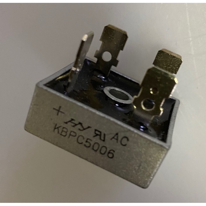 Diodenbrücke quadratischen stollen kbpc5006 50a 600vac 6,35 mm gleichrichter stromversorgung cnc audio ref: di50a600v-r jr  inte