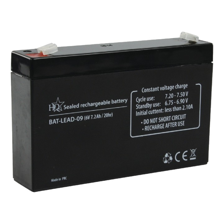 Wiederaufladbare batterie 6v 7ah 7.2ah 7.5ah wiederaufladbare batterie blei akku auf gel ultracell - 2