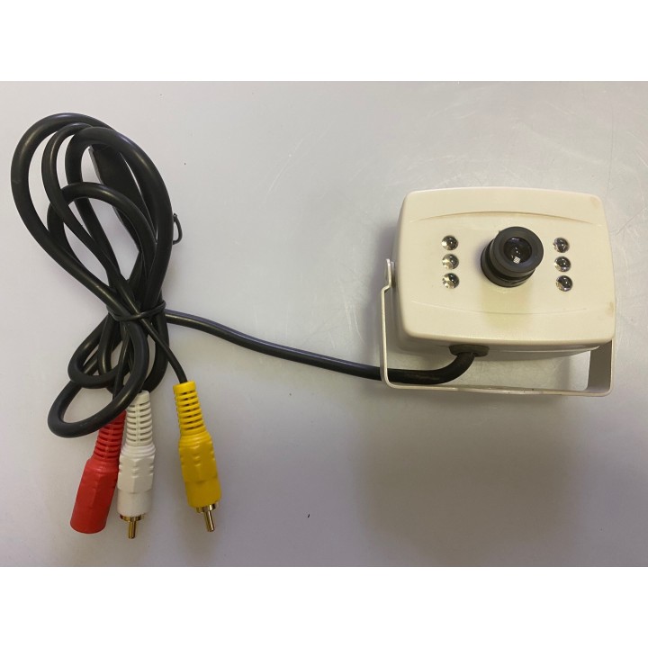 Camera 1 4'' b w camera + lens audio for m12wn, 12vdc video surveillance video surveillance equipment b w video audio camera vid