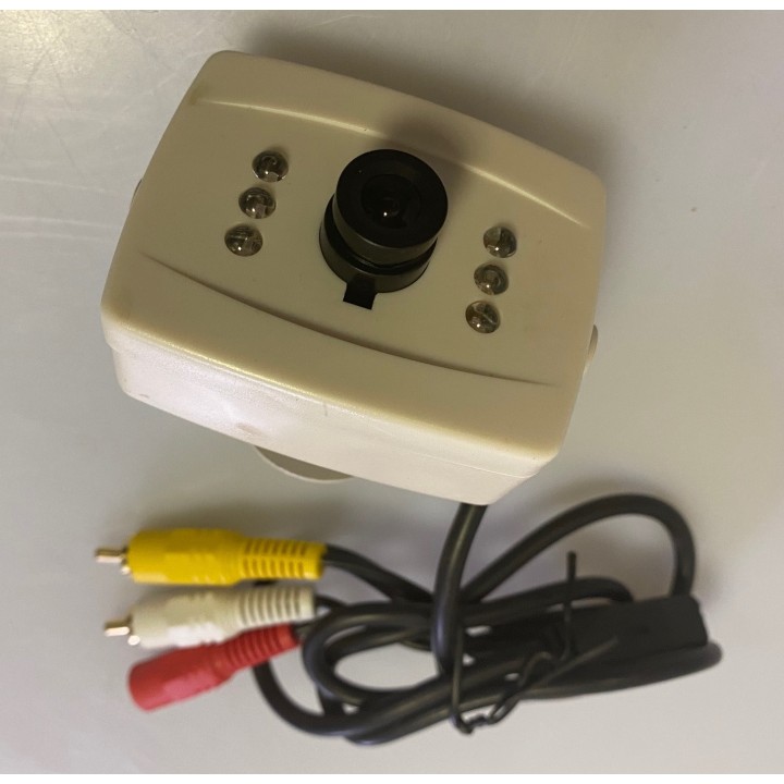 Camera 1 4'' b w camera + lens audio for m12wn, 12vdc video surveillance video surveillance equipment b w video audio camera vid