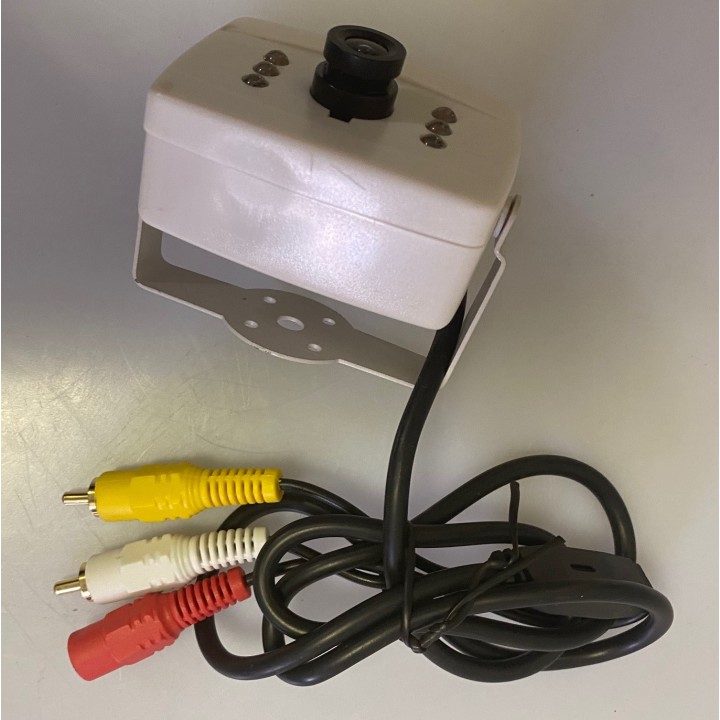 Camera 12v cam16 scam02 audio video n/b pour scam02 scamset2 objectif 1/4 surveillance noir blanc