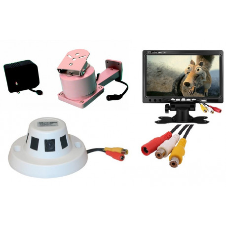 Kit camera videosorveglianza videosorveglianza motorizzato esterno jr international - 1