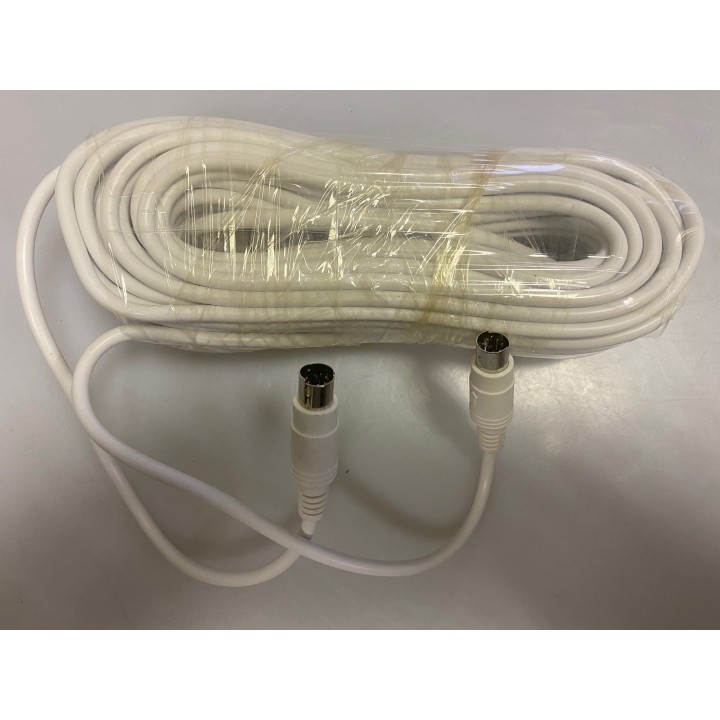 Cordon 20m mini din mâle vers mini din mâle pour camera de surveillance video cck, cckq