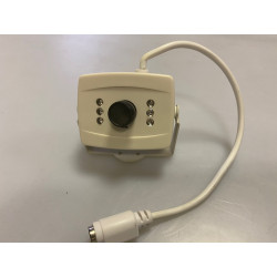 Camera 1 4'' b w camera + lens audio for m12wn, 12vdc video surveillance video surveillance equipment b w video audio camera vid
