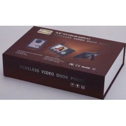 Intercom videocitofono telecamera senza fili a colori da 3,5 pollici 2.4ghz villa vendita appartamento ytl55 jr international - 