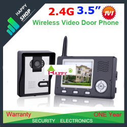 Intercom video-gegensprechanlage kamera drahtlos farbe 3,5-zoll 2,4 ghz villa wohnung store ytl55 jr international - 5