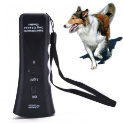 Ultrasonic Dog Chaser Stop Aggressive Animal Attacks Repeller w/ Flashlight Double Heads Ultrasonic Swissinno - 24